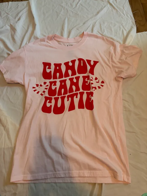 Candy Cane Cutie Pink T - Image 2