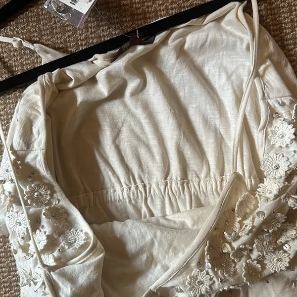 Anthropologie Ranna Gill large lined cotton tank top nwt $98 - Image 7