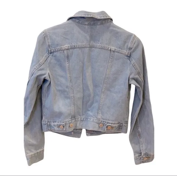 Urban Outfitters BDG Crop Denim Jean Trucker Jacket S Retro - Image 3