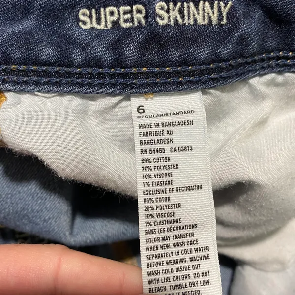 American Eagle Super Skinny Jeans Ladies 6 Pants - Image 5