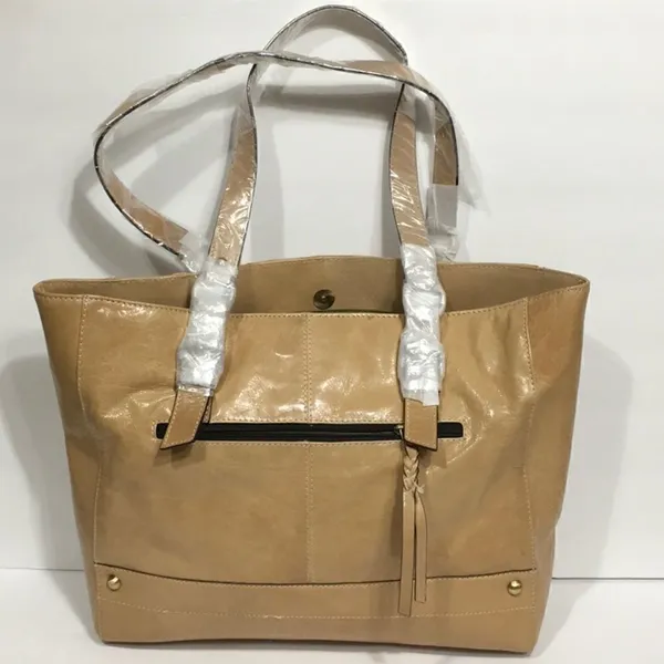 Firenze Bella leather bag. NWT Tan - Image 3