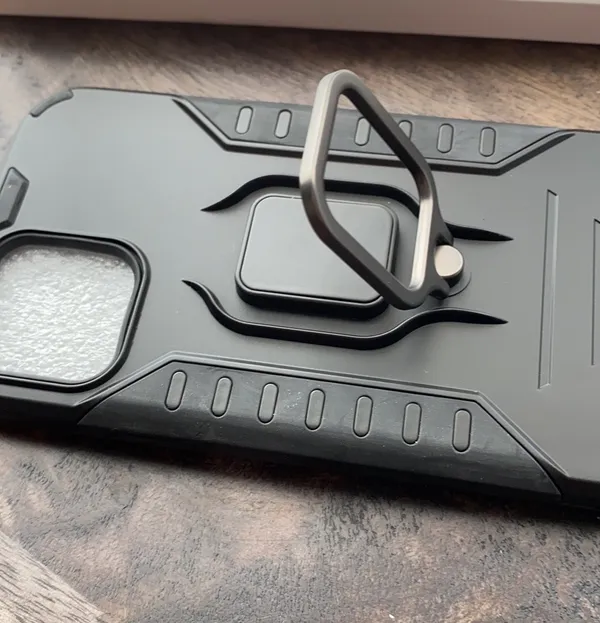 Smart phone 11 Pro Case black rugged ring loop black gray new in box tactical - Image 4