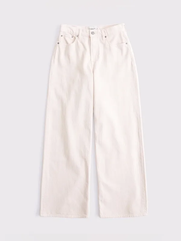 Abercrombie 90’s Relaxed Straight Jean Light Pink - Image 12