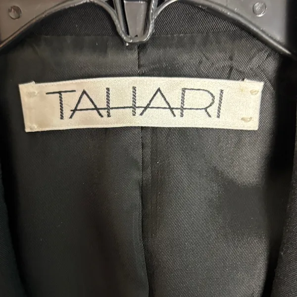 Tahari Black Tailored coat dress - Image 5