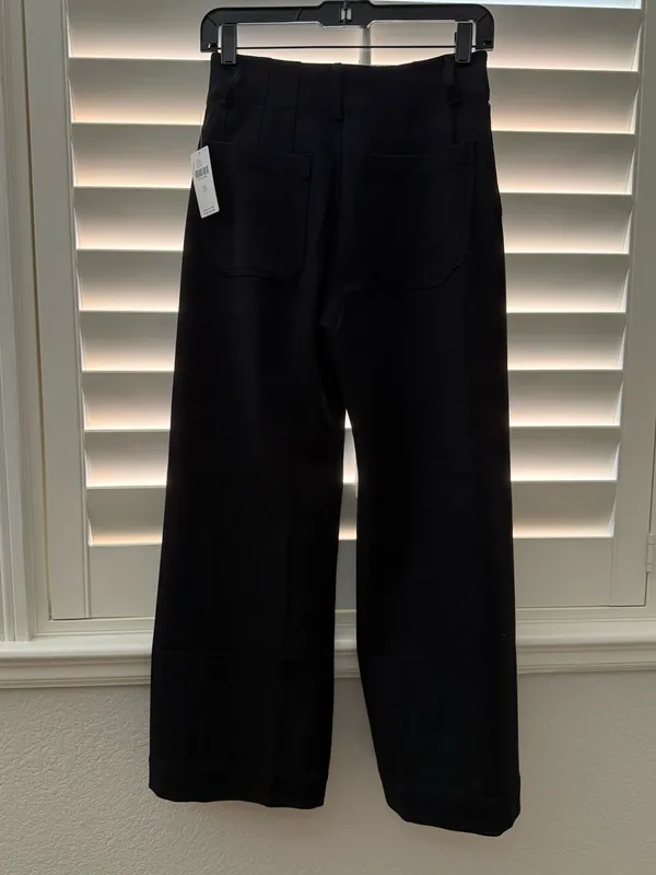 Anthropologie The Colette Ponte Crop Wide-Leg Pants by Maeve Size 25 - Image 3