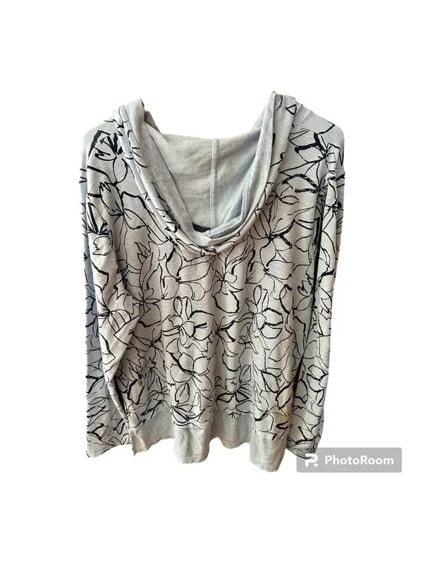 Cuddl Duds Ultra Soft Comfort Hooded Tunic Sweatshirt with Rib Trim - Image 7