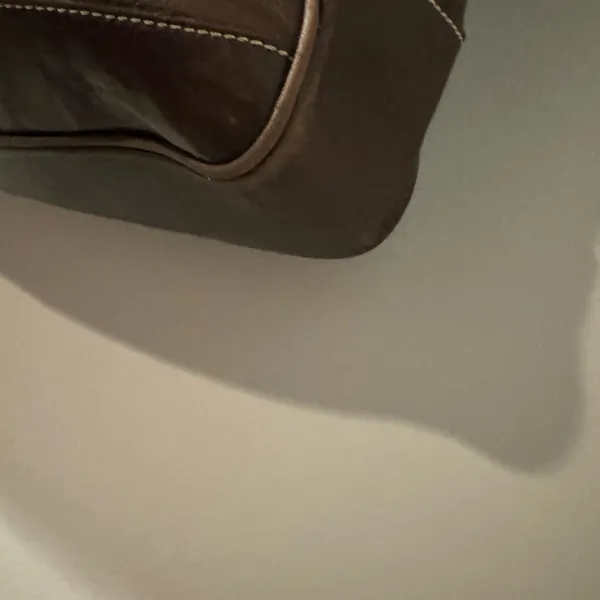 Coach Classic Hamptons Dark Brown Leather LG Business Travel Shoulder Bag 7790‎ - Image 5
