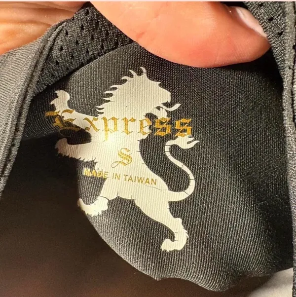 Express Black Ski Jacket with Gold Trim - Image 4