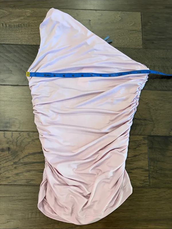 New With Tags Anthropologie Fitted One Shoulder Lilac Top Sz S - Image 8