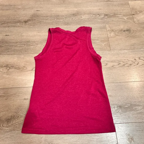 Nike Dri-Fit Tank Top Womens Pink‎ Athletic Sleeveless Workout Gym Shirt Small S - Image 2