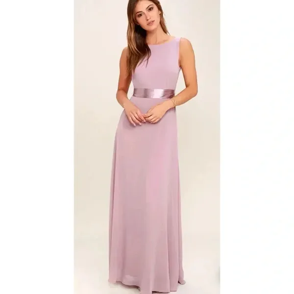 Lulus NWT That Special Something Mauve Maxi Dress Size Small - Image 13