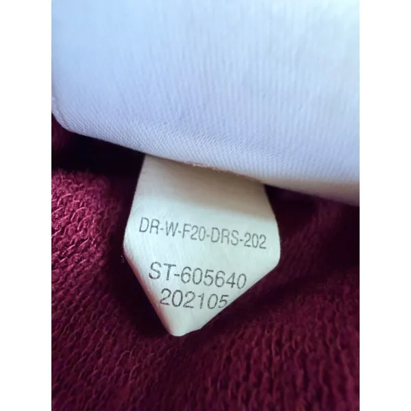 Daily Ritual Burgundy Tie Back T-Shirt Midi‎ Dress Size Medium - Image 12