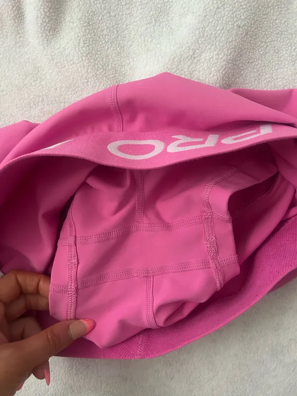 Hot Pink Nike Dri-Fit Shorts - Image 6