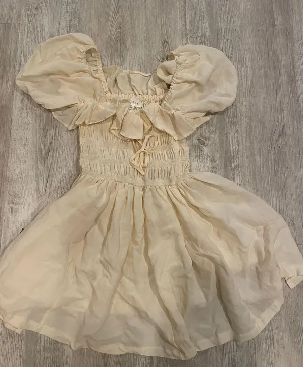 Mable Cream Dress White Size XS - Image 3