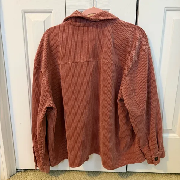 Pink Corduroy Jacket Size L - Image 2