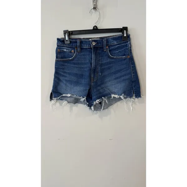 Abercrombie & Fitch The Cut Off High Rise Denim Short Women’s Size 25 / 0 2713 - Image 2