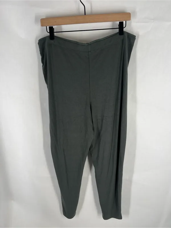 Soma Cool Nights & Days Ribbed Leggings Nightwatch Olive Size L NWT - Image 6
