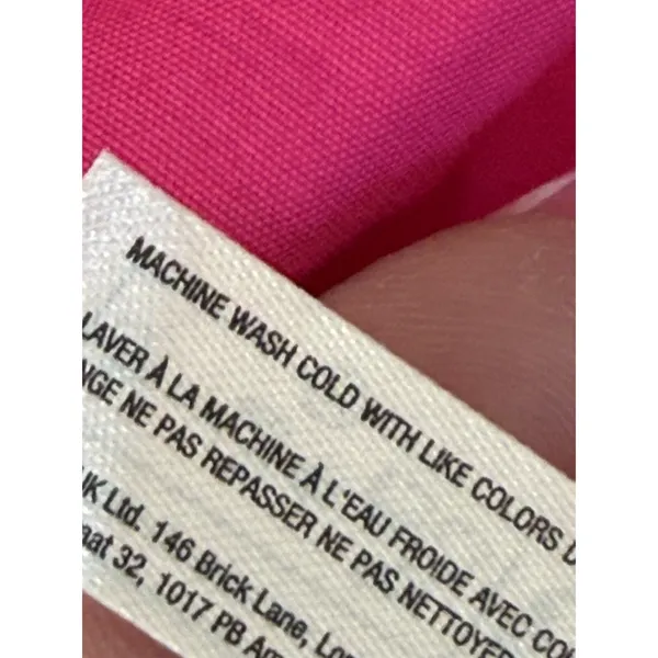 Anthropologie Daily Practice Notch Neck Mini Dress Fuchsia Pink Womens Large - Image 11