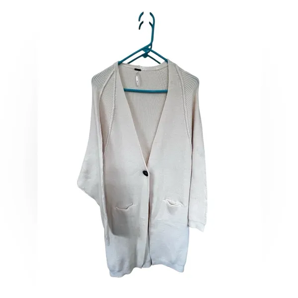 NWOT. Free People Ivory Irreplaceable Cardigan - Image 2