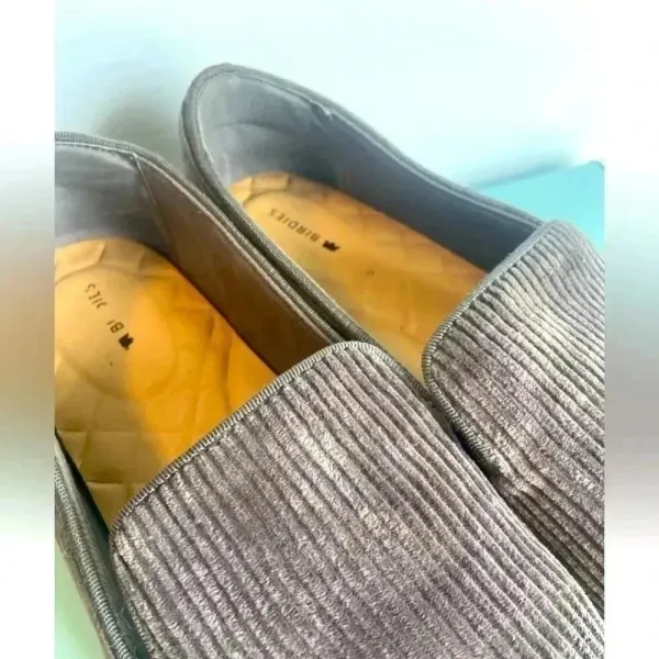 Birdies The Swift Women's Size 9.5 Charcoal Gray Corduroy‎ Slippers Shoes New - Image 7