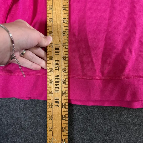 Sweaty Betty After Class Hoodie Pink Thumbhole Sweatshirt SB9586 Womens Size 8 M - Image 5
