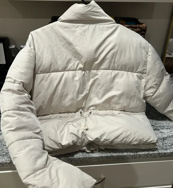 Puffer Jacket Tan - Image 3