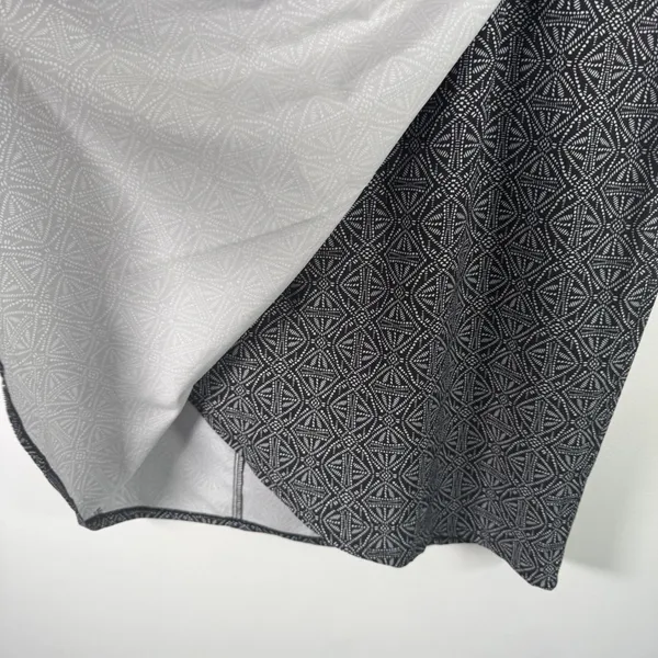 RipSkirt‎ Hawaii Beach Swimsuit Cover Up Midi Skirt Black Geometric Womens Large - Image 4