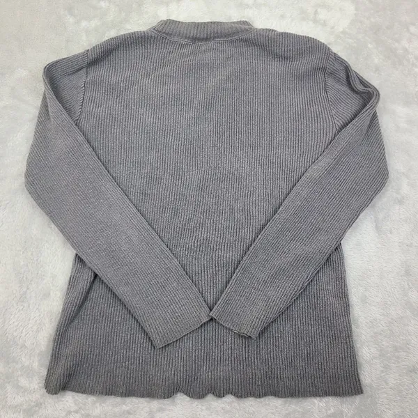 Harley-Davidson Women Sweater Cotton Long Sleeves‎ Gray Size Medium - Image 4