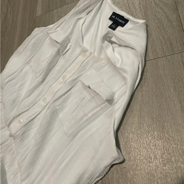 I.N. Studio White Maxi Dress Size L - Image 2