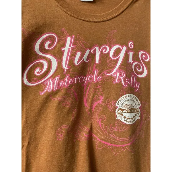 STURGIS MOTORCYCLE RALLY Tee women’s XL Black Hills‎ Classic Harley Davidson - Image 5