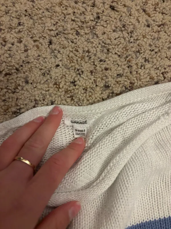 Garage Off-The-Shoulder Sweater - Image 2