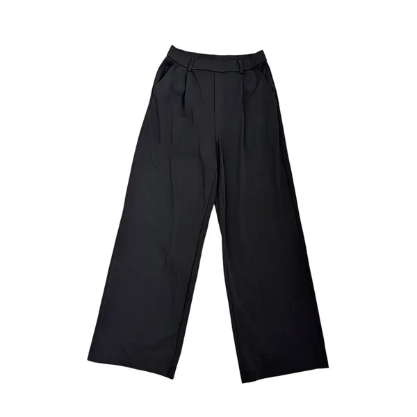 Halara Flex High Waisted Pleated Wide Leg Work Casual Pants Black Size Small - Image 3