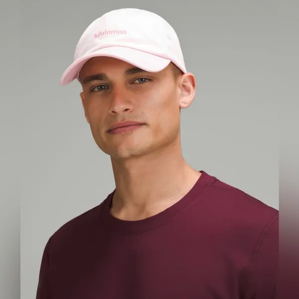 NWT Lululemon Unisex Classic Ball Cap Wordmark Strawberry Milkshake Sakura Pink - Image 4