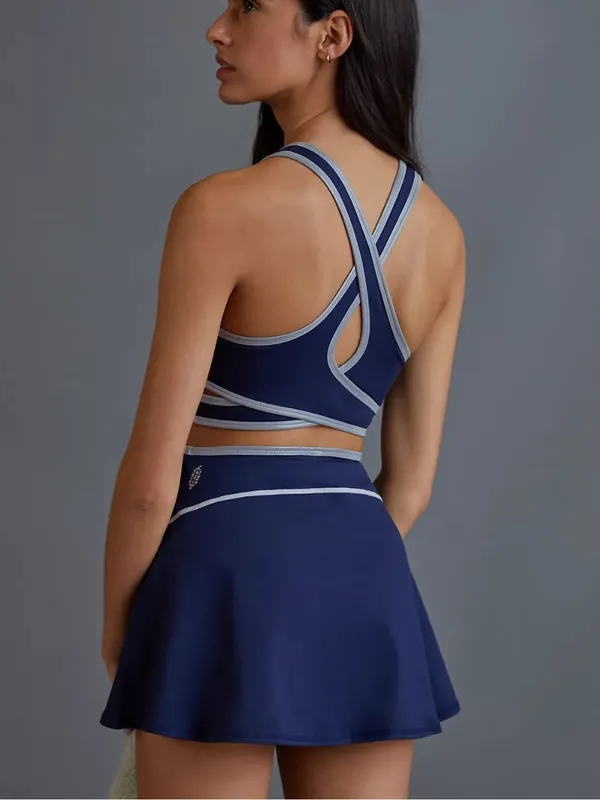 Free People Movement Give It A Whirl Workout Dress Navy Medium M - Image 2