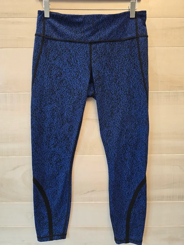 {8} Lululemon On Track Tight Circuit Cerulean Black Blue - Image 3