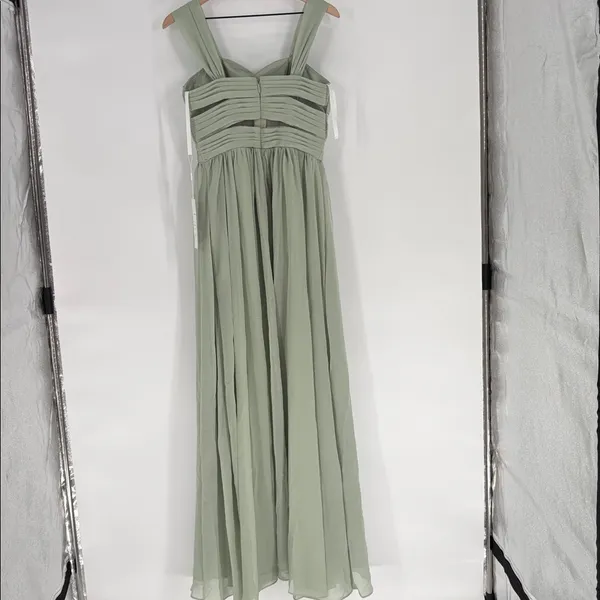 Azazie Sage Green Bridesmaid Dress 6 new - Image 3