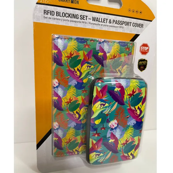Miami Carry On RFID Blocking Set Wallet & Passport Holder Cover NEW - Image 7