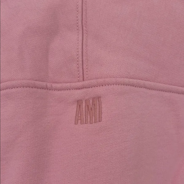 Ami De Coeur-Embroidered Sweatshirt In Pink - Image 5