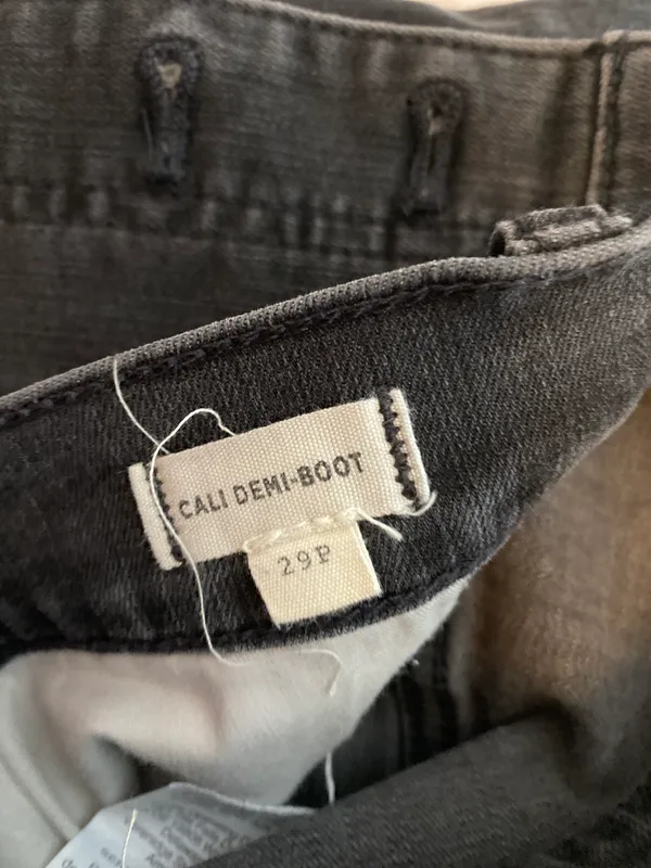 Madewell Black Cali Demi Boot Cut Jeans - Image 3