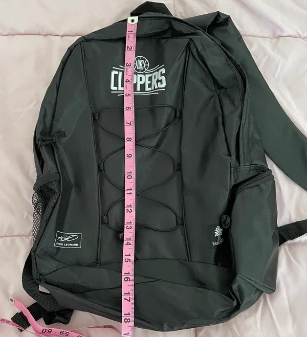 National Basketball Association NWT Los Angeles Clippers Black Baby2Baby Kawhi Leonard Backpack, size 11x17 - Image 8