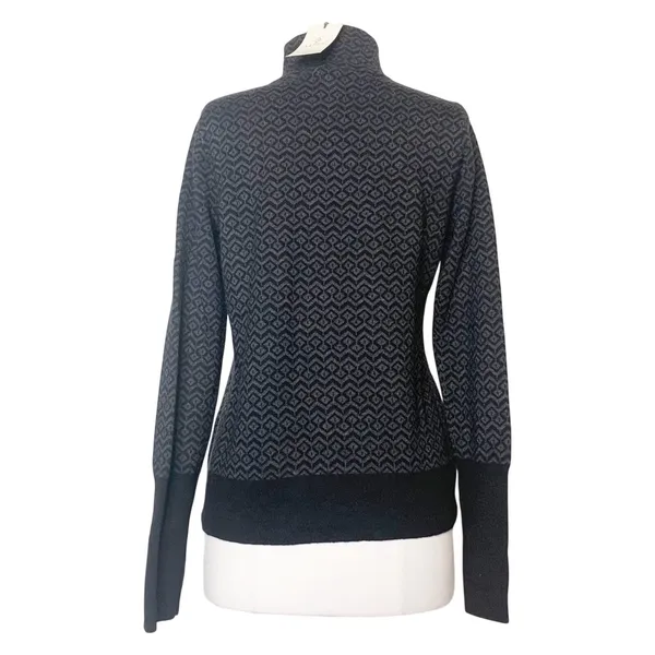 NWT‎ Aspen printed full zip sweater Black - Image 2