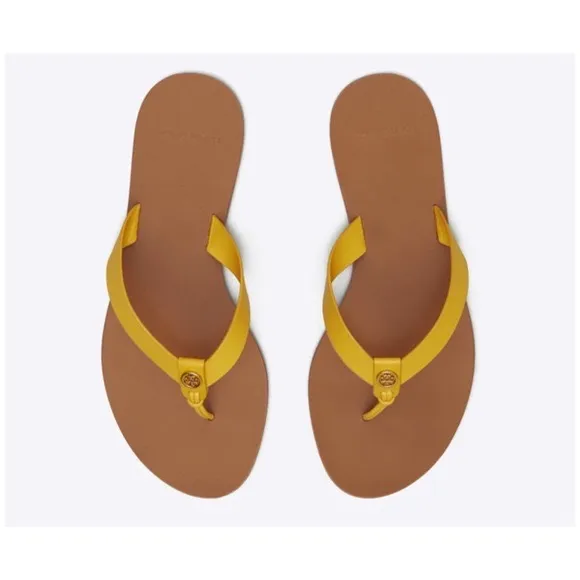 Tory Burch Manon Sandals Yellow - Image 12