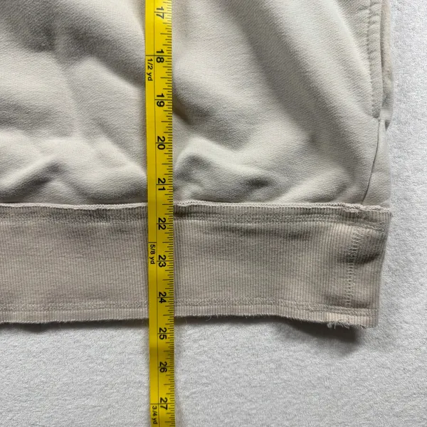 Free People Movement Oversized 1/4 Zip Pullover Women’s Large Beige Sweatshirt - Image 8