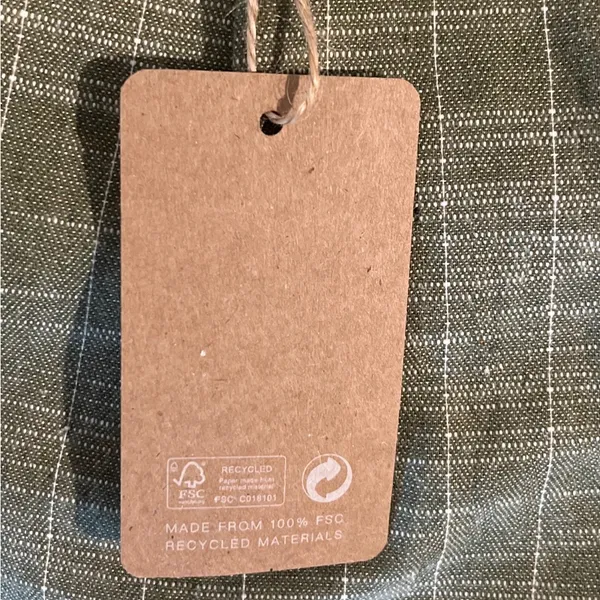 NWT RIHOAS Green Checkered Striped Cotton Linen Blend Shorts Small Pockets - Image 8
