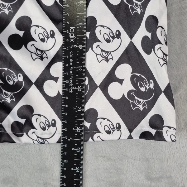 Disney Mickey Mouse‎ Sleep Shirt For Adults Size Small Black White Polyester - Image 9