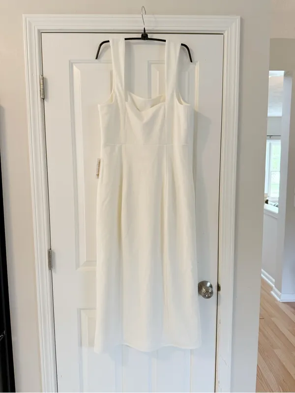 Show Me Your MuMu Eden White Square-Neck wedding dress - Image 4