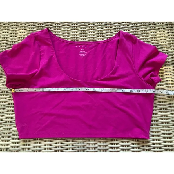 HATCH Maternity The Body Cropped Tee large athleisure gorpcore layered luxury - Image 6