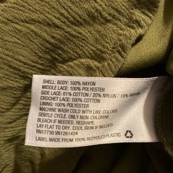 xhilaration Womens Tunic Olive Green xl - Image 5