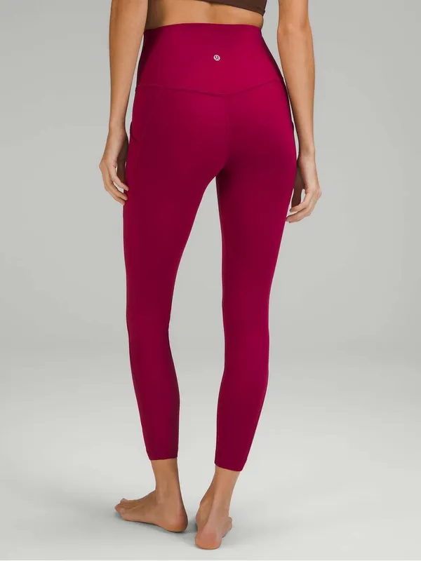 Lululemon Align High Rise Pant 25 Leggings Womens 6‎ Red Nulu Yoga - Image 2