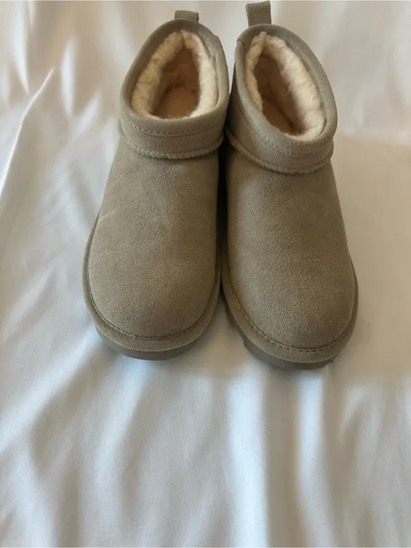 BearPaw Women's Ankle Booties in Taupe - Image 5